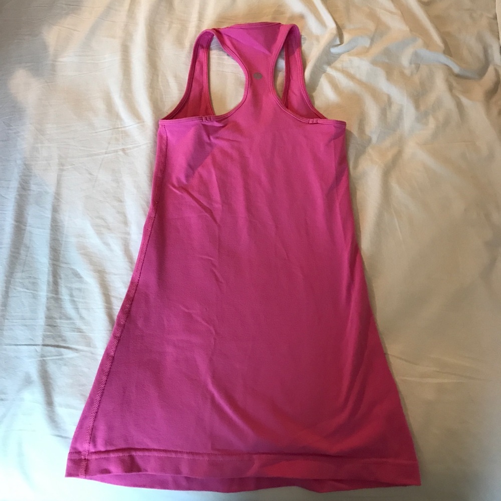 Pink Lulu lemon tank top